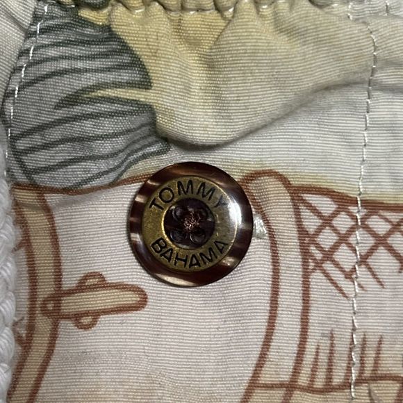 Tommy Bahama Swim Trunks Mens 2XL Yellow Board Shorts Surfing Beach Tropical XXL - Picture 17 of 17